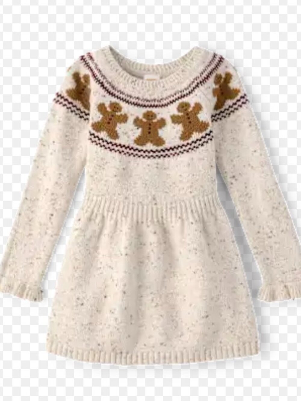 Gymboree Girls Gingerbread Sweater Dress Size 7